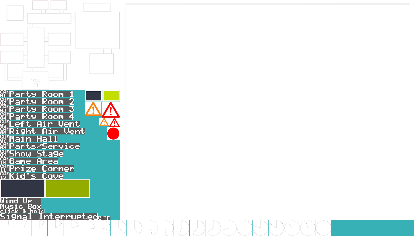 Five Nights at Freddy's 2 - Map