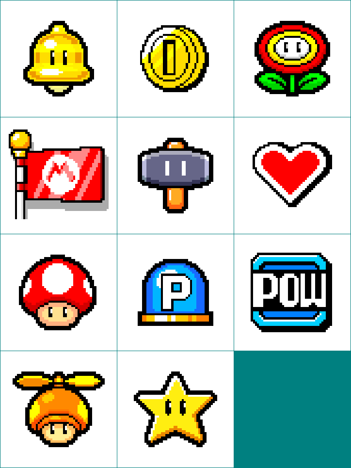 LEGO Super Mario - Assignable Mario Icons