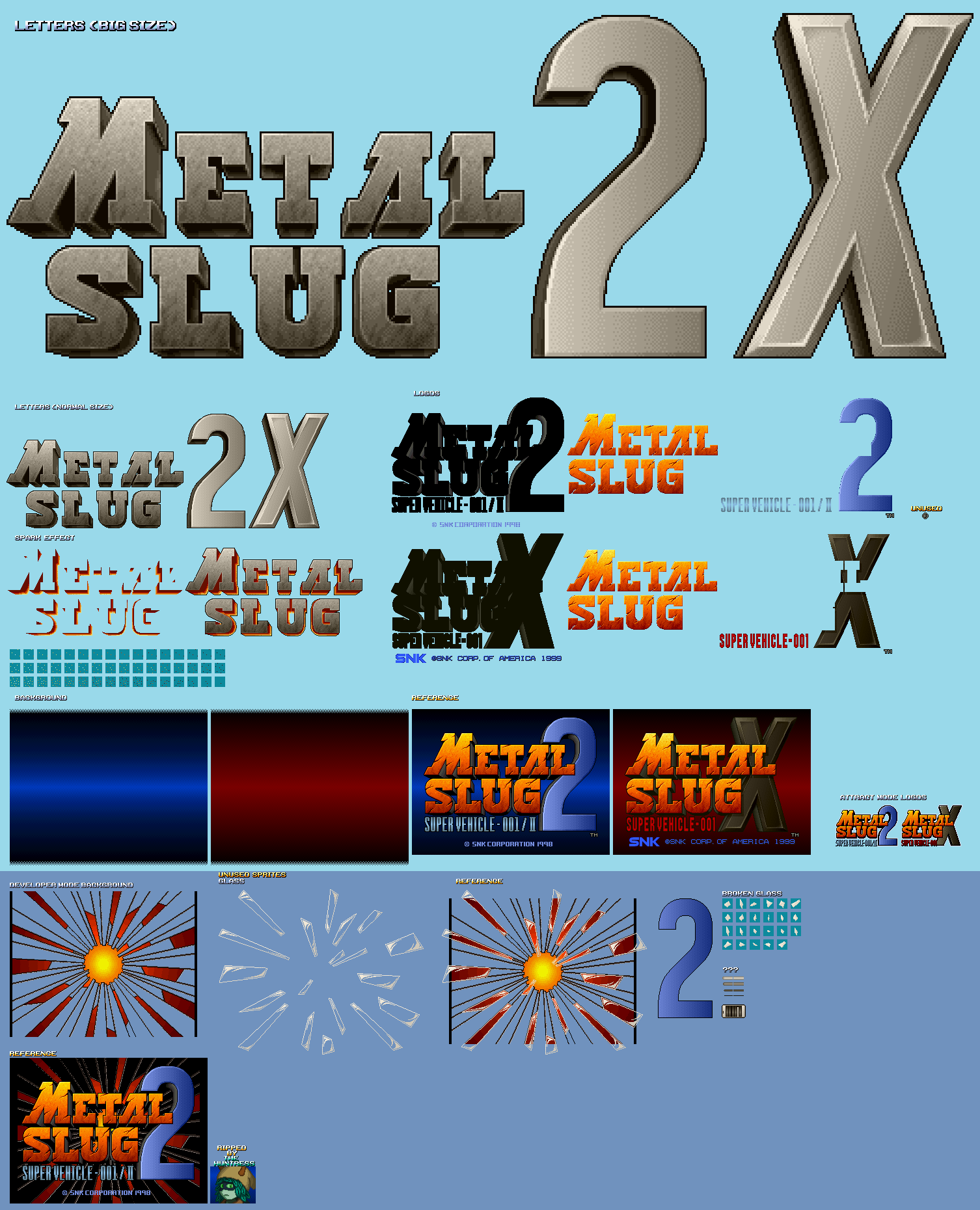 Metal Slug 2 / Metal Slug X - Intro & Title Screen