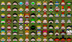 Powerpuff Z 3 - Pre-Built Characters Icons
