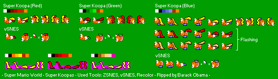 Super Mario World - Super Koopas