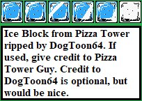 Pizza Tower - Ice Block