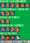 Arle Nadja (Zelda NES-Style)