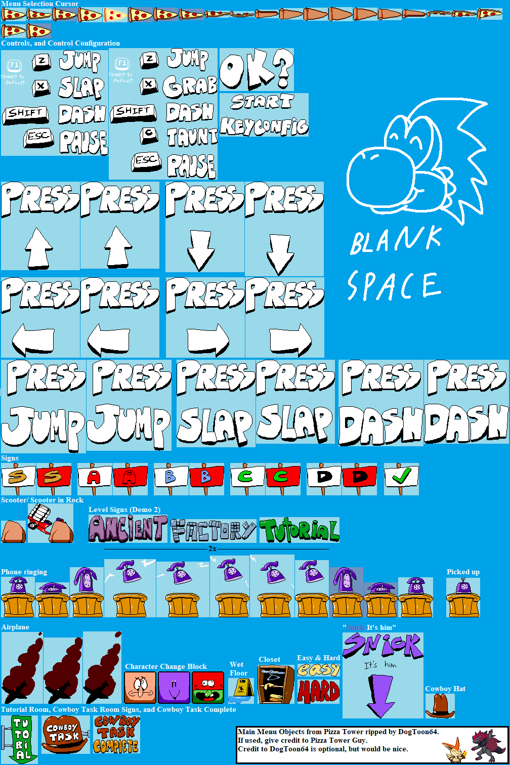 Main Menu Objects (Demo)