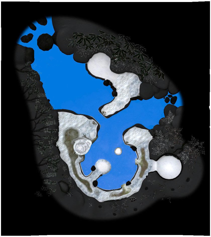 Pikmin 3 - Silver Lake (Collect Treasure) Map