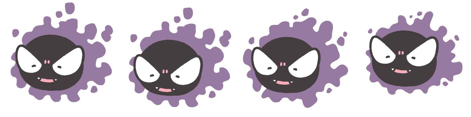 Pokémon Smile - #092 Gastly