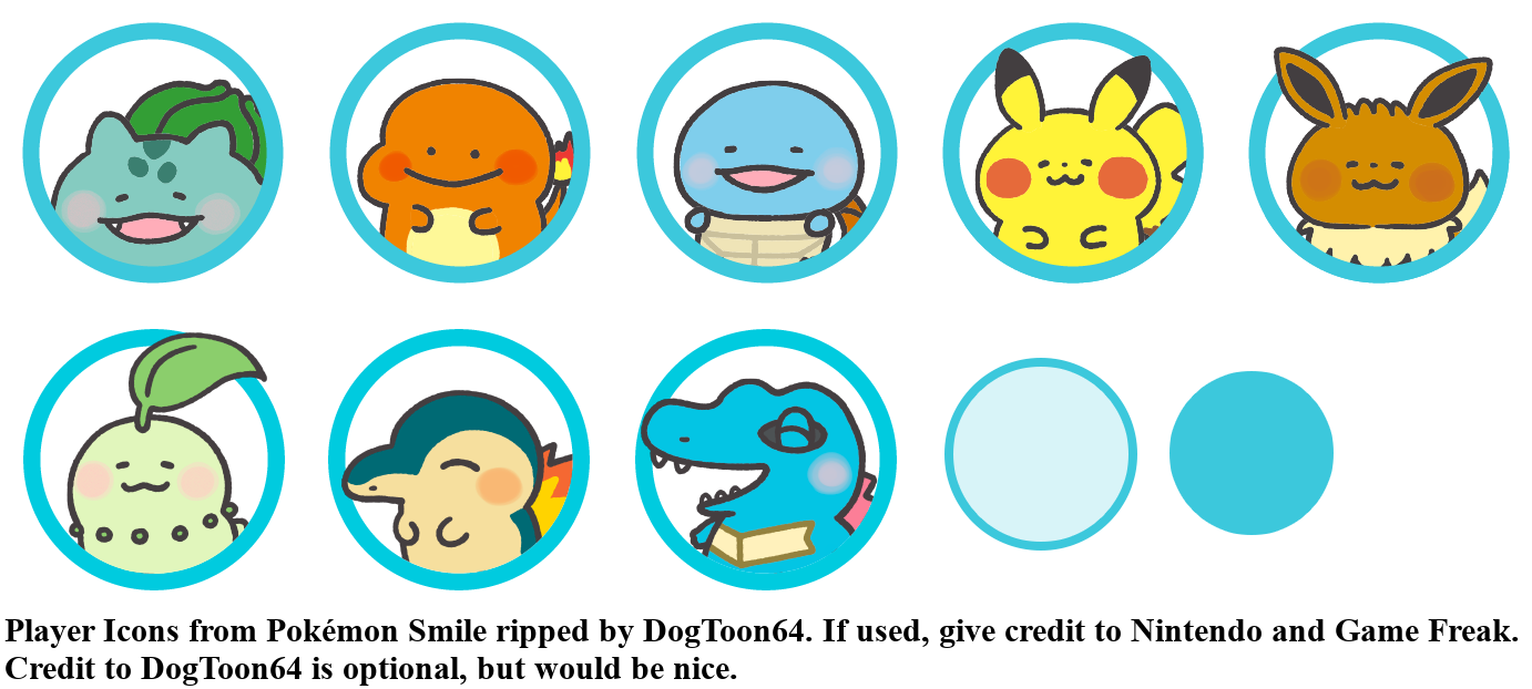 Mobile - Pokémon Smile - Player Icons - The Spriters Resource Mobile - Pokémon Smile - Player Icons - The Spriters Resource