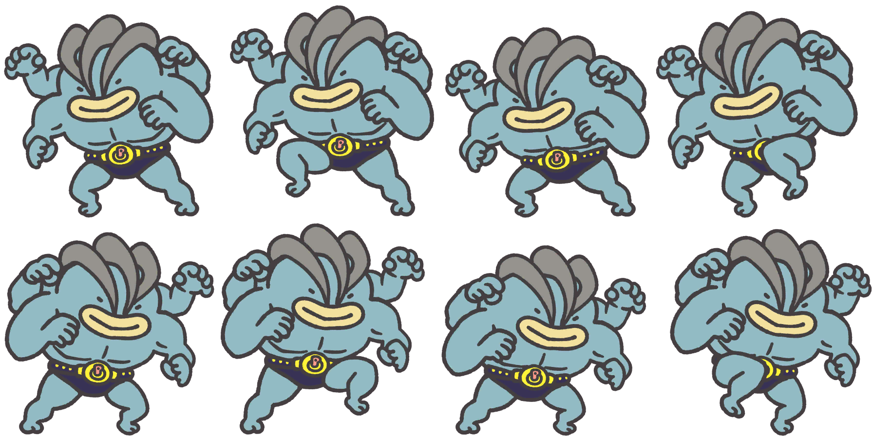 Pokémon Smile - #068 Machamp