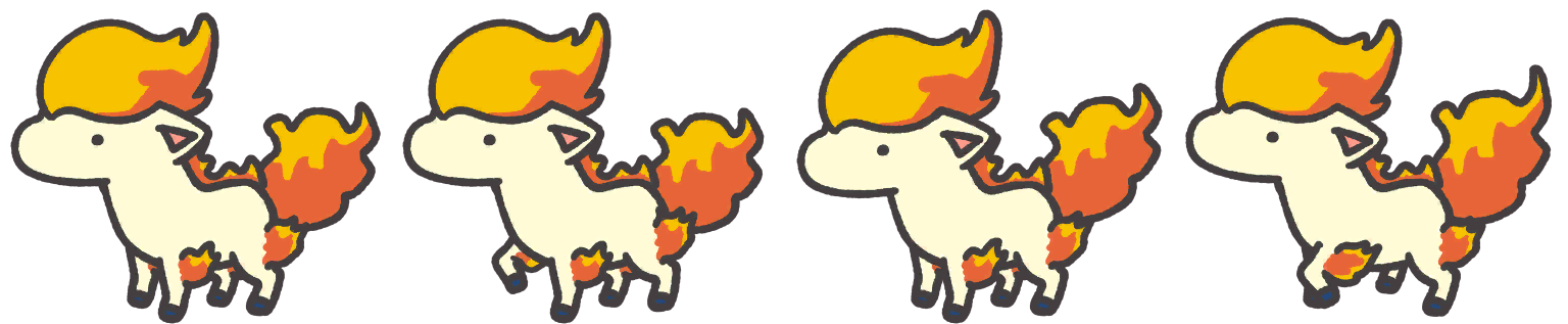 Pokémon Smile - #077 Ponyta