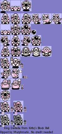 Kirby's Block Ball - King Dedede