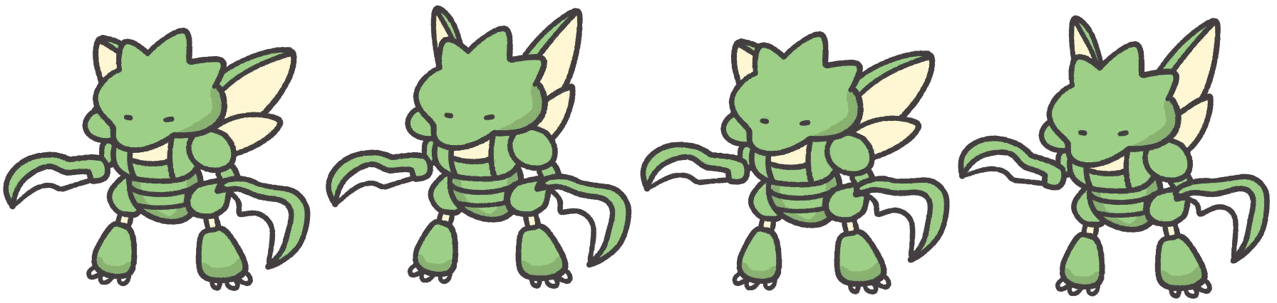 Pokémon Smile - #123 Scyther