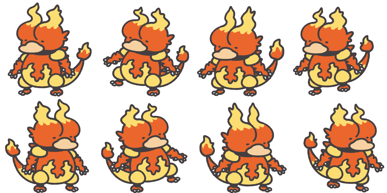 Pokémon Smile - #126 Magmar