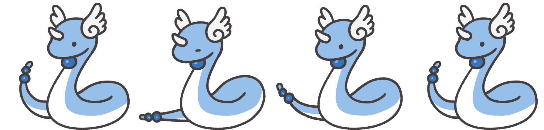 Pokémon Smile - #148 Dragonair