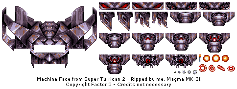 Super Turrican 2 - Machine Face