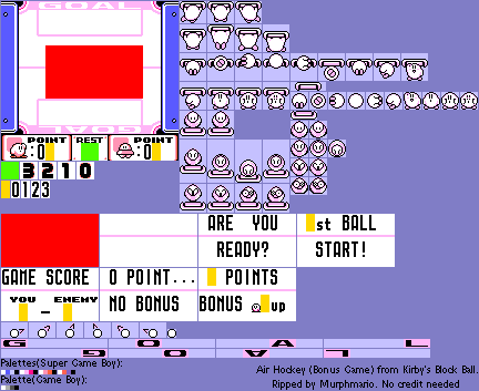 Kirby's Block Ball - Air Hockey