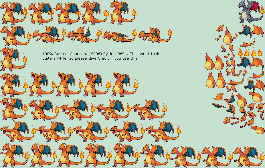 Pokémon Generation 1 Customs - #006 Charizard