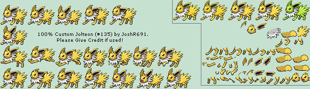 Pokémon Generation 1 Customs - #135 Jolteon