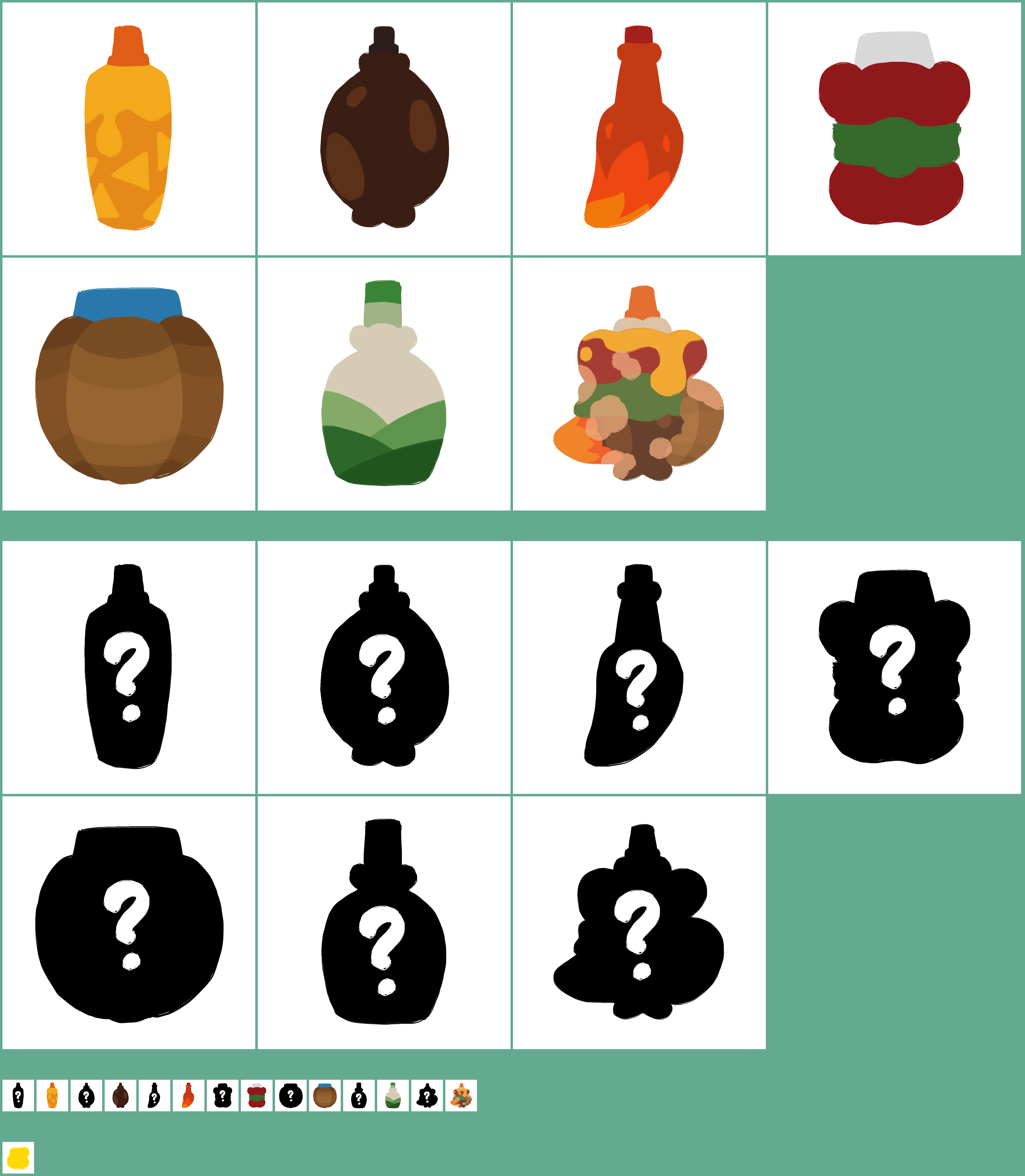 Bugsnax - Sauce Icons