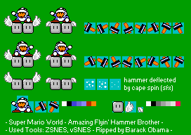 Super Mario World - Amazing Flyin' Hammer Brother