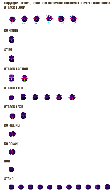 Full Metal Furies - MGTurret Miniboss