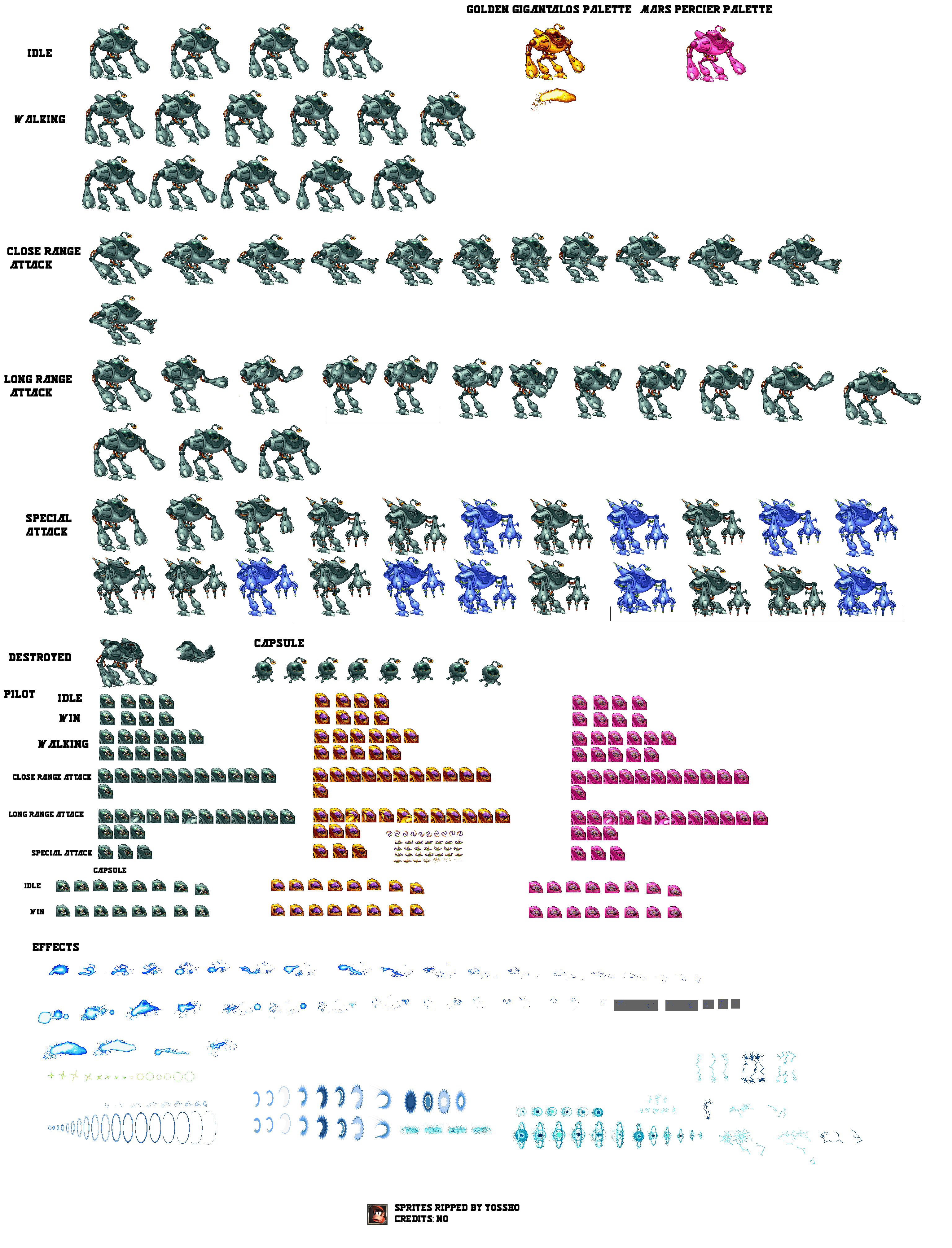 Metal Slug Attack - Mars Gigantalos / Golden Gigantalos / Mars Percier