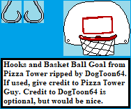 Hook and Basket Ball Goal