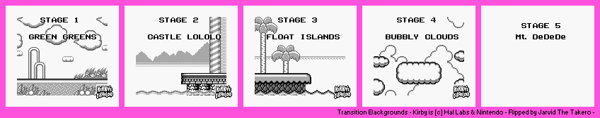 Kirby's Dream Land - Transition