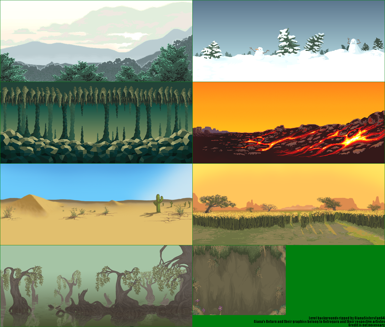 Level Backgrounds