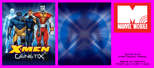 X-Men Genetix - Title & Menu Screens