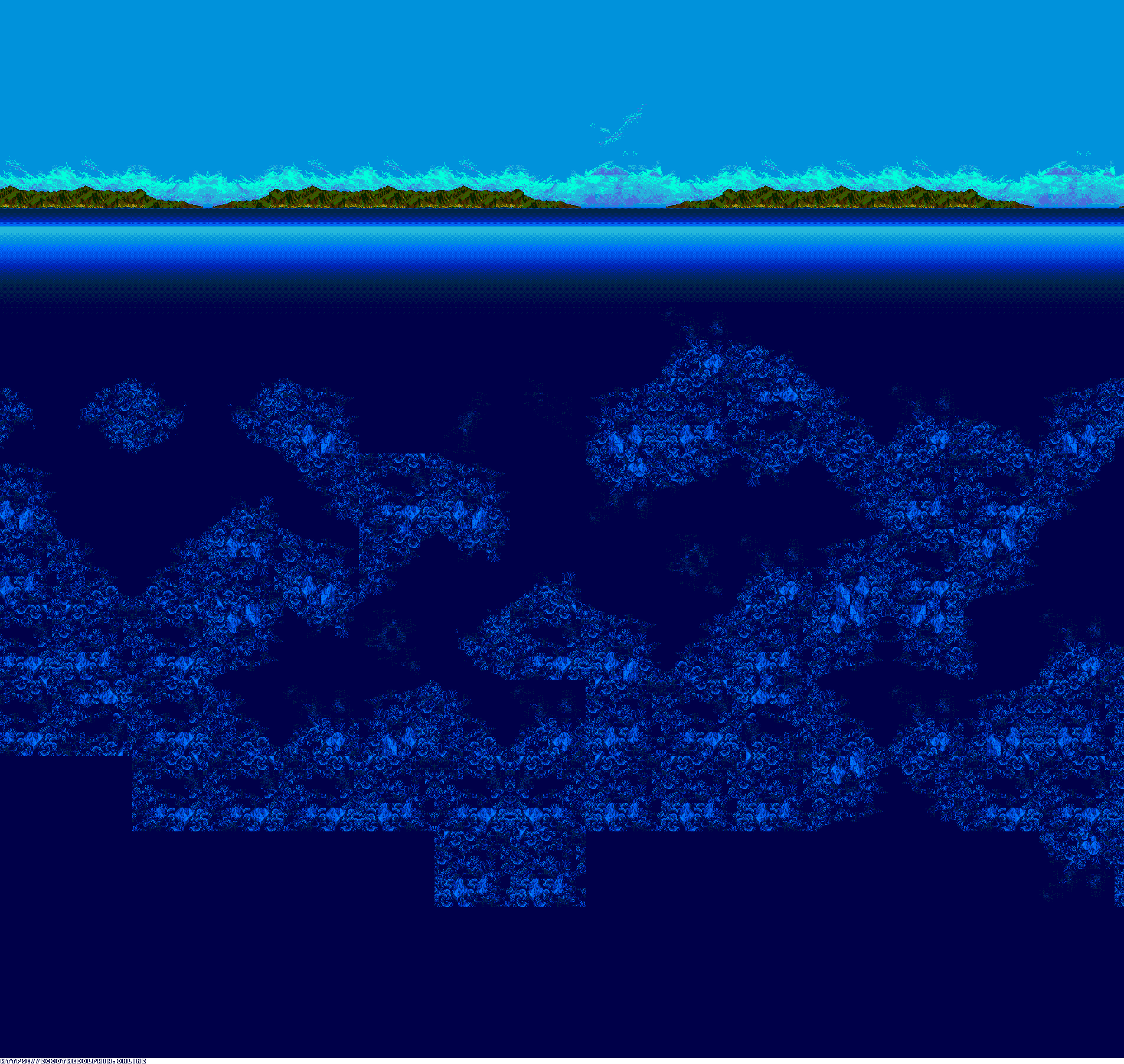 Ecco Jr. - Mysterious Ridge (Background)