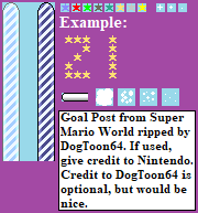 Super Mario World - Goal Post