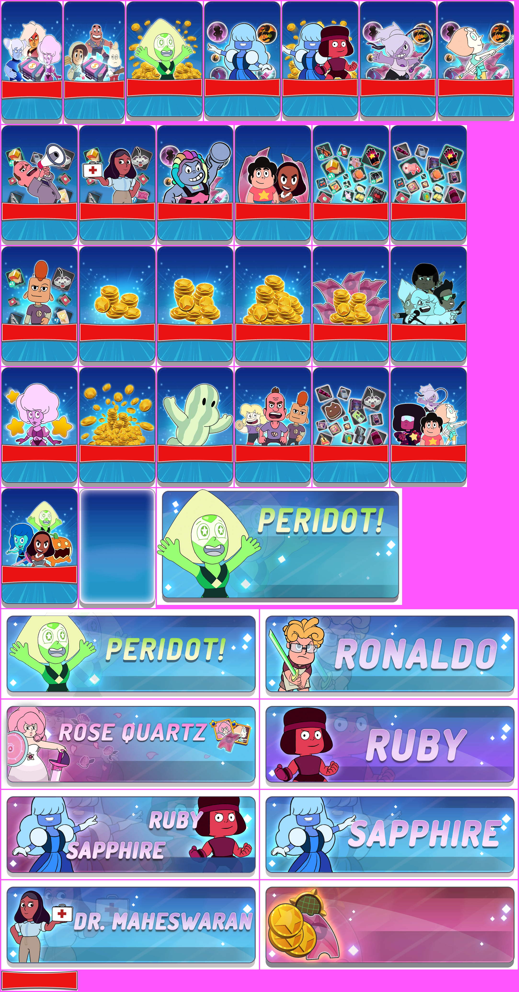 Steven Universe: Tap Together - Shop Cards