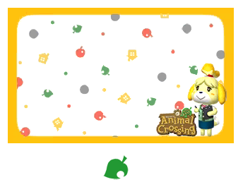 Swapnote - Animal Crossing New Leaf (Stationery 2)