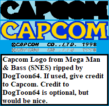Mega Man & Bass / Rockman & Forte (JPN) - Capcom Logo