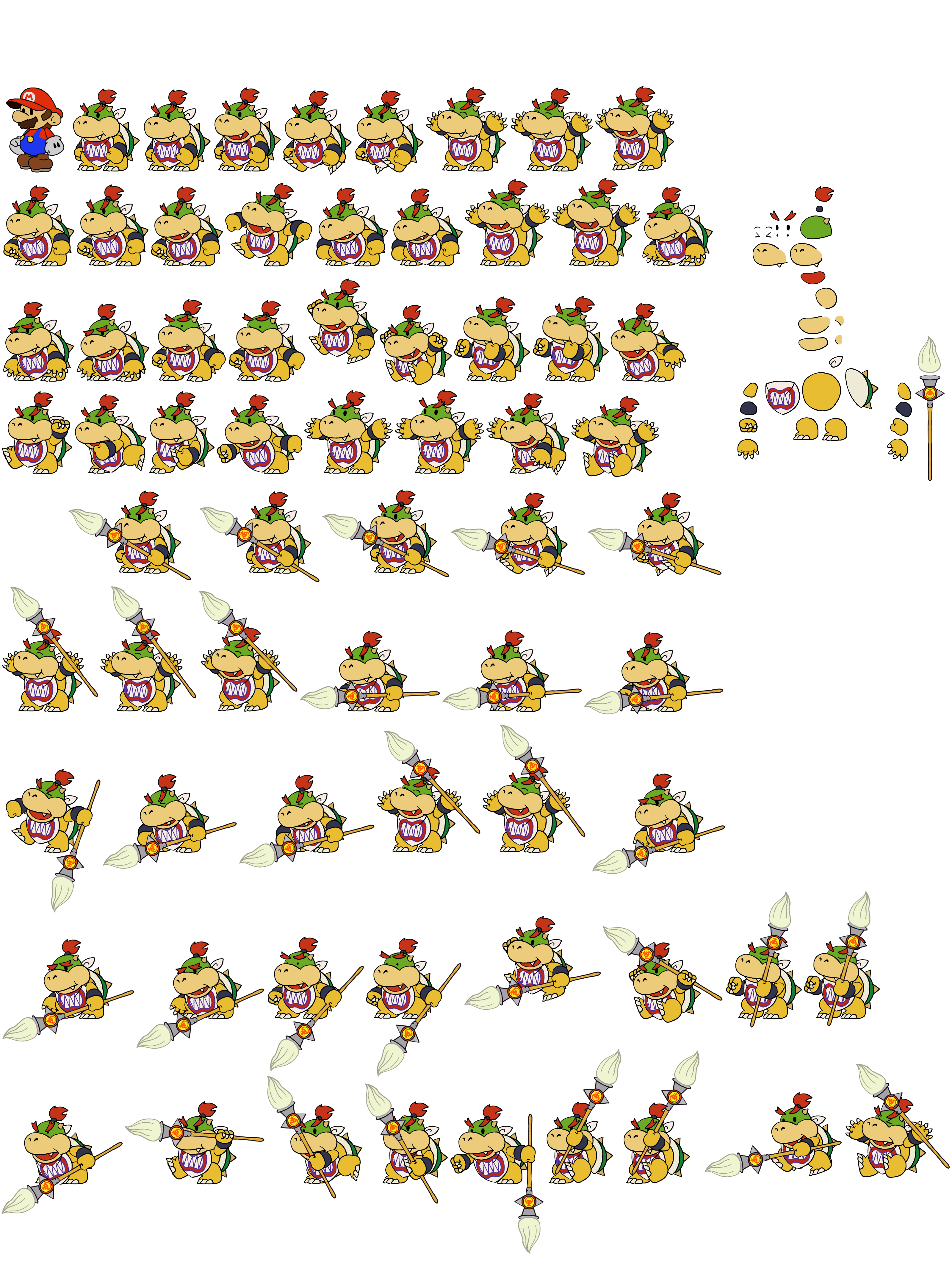 Mario Customs - Bowser Jr (Paper Mario-Style, Modern)