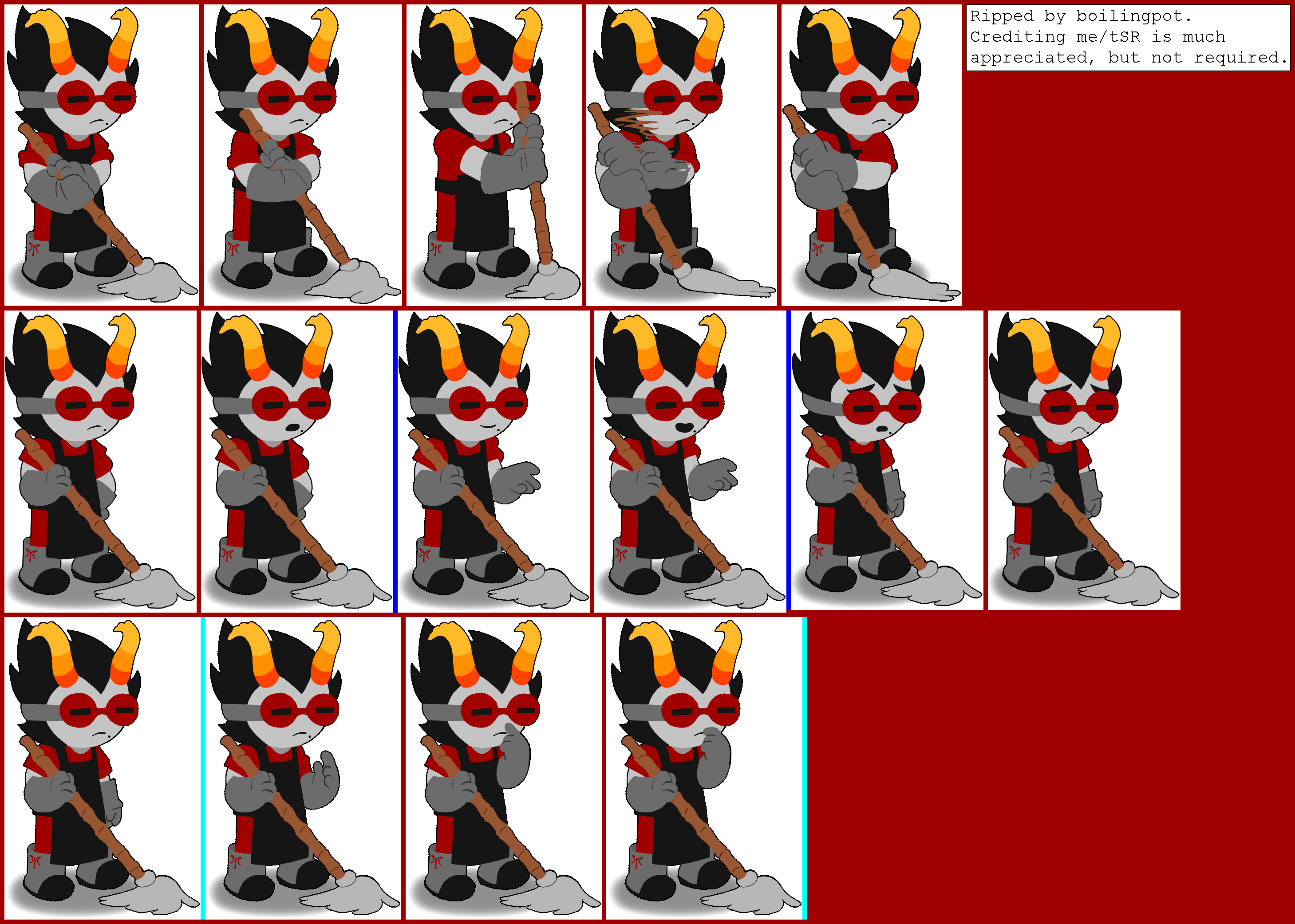 The Spriters Resource - Full Sheet View - HIVESWAP: ACT 2 - Marsti Houtek