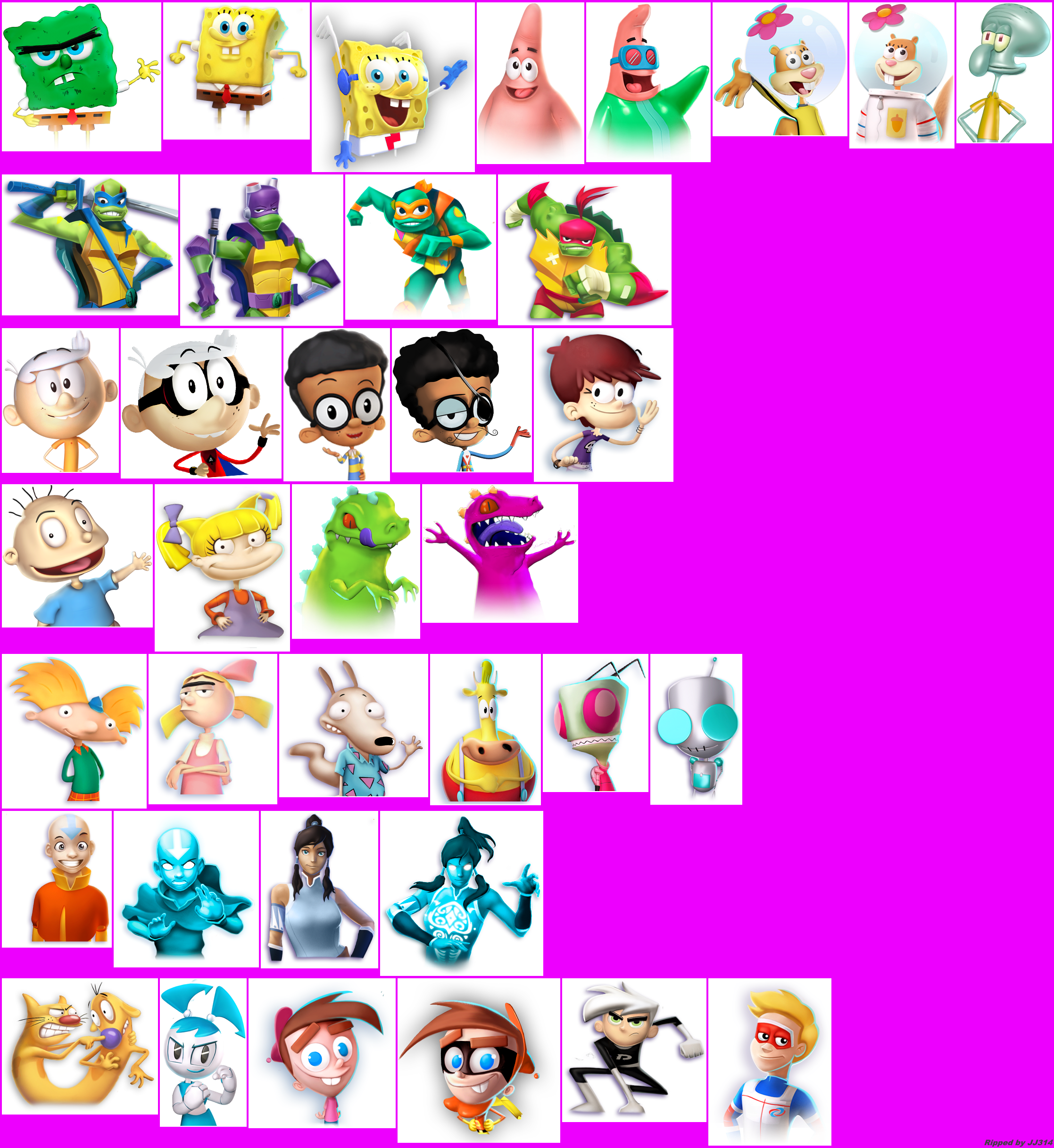 Super Brawl Universe - Character Portraits