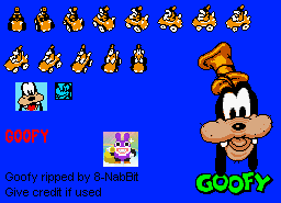 Game Boy / GBC - Mickey's Speedway USA - Goofy - The Spriters Resource