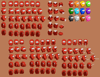 Among Us Game Sprites