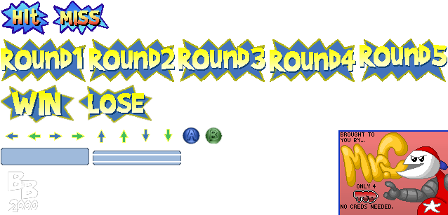 Blues Brothers 2000 - Dance Minigame GUI