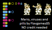 Virus (Dr. Mario Prototype) - Mario, Viruses and Pills
