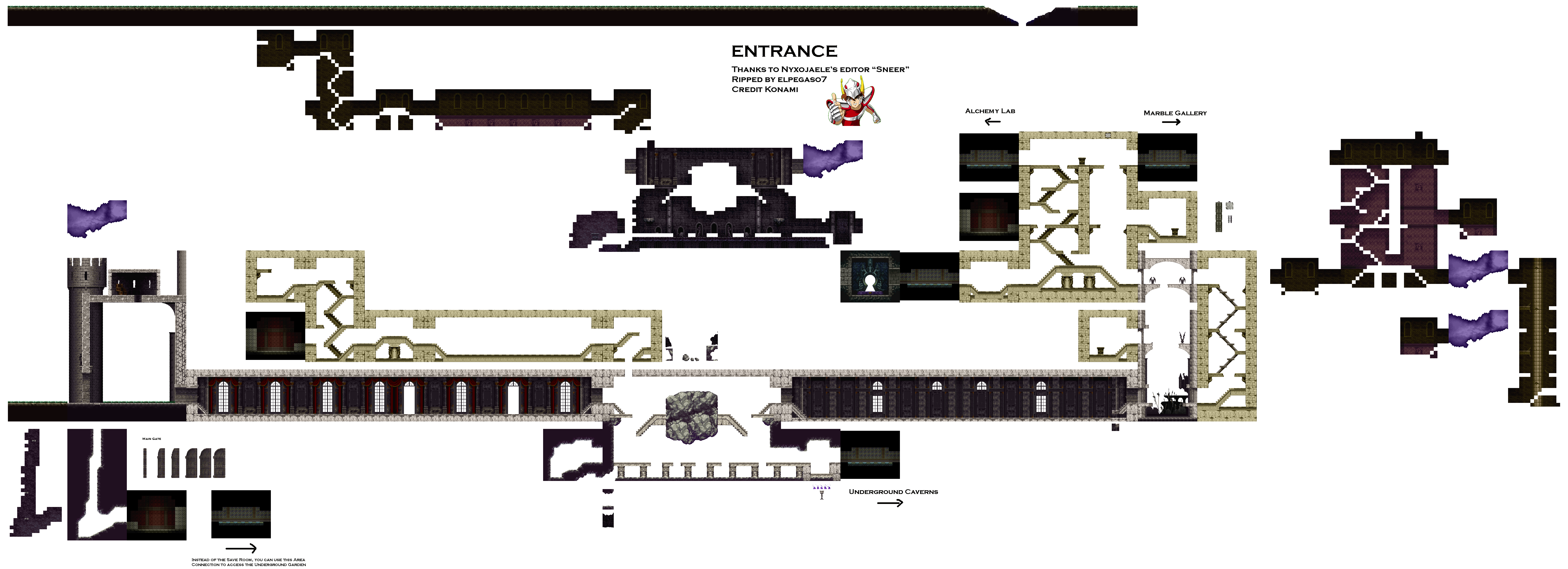 Castlevania: Symphony of the Night - Entrance Transparent Background