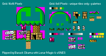 Yoshi's House Tileset