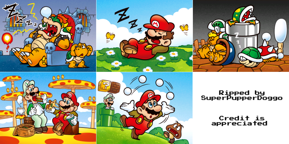 Game & Watch: Super Mario Bros. - Pre-Sleep Screens
