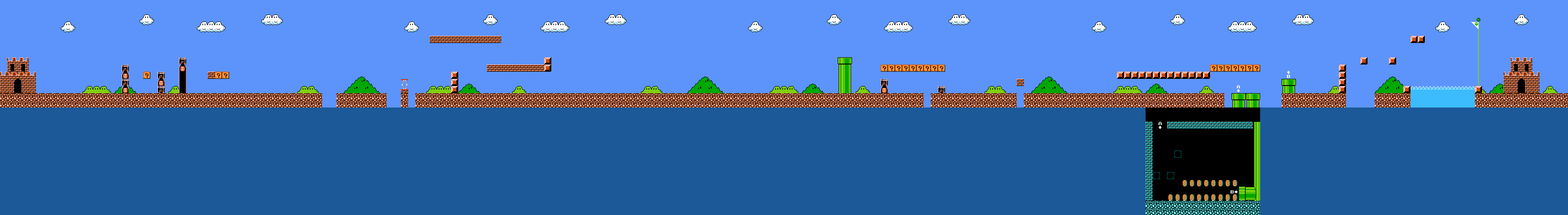 Super Mario Bros. 2 / The Lost Levels (JPN) - World 4-2