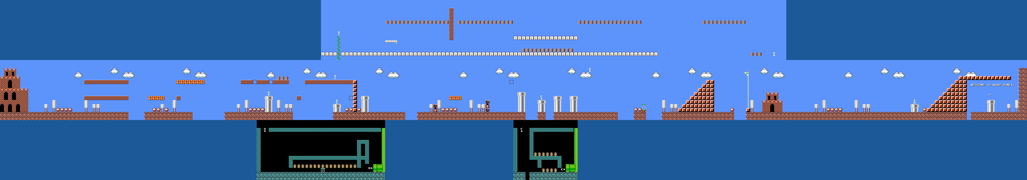 Super Mario Bros. 2 / The Lost Levels (JPN) - World 3-1