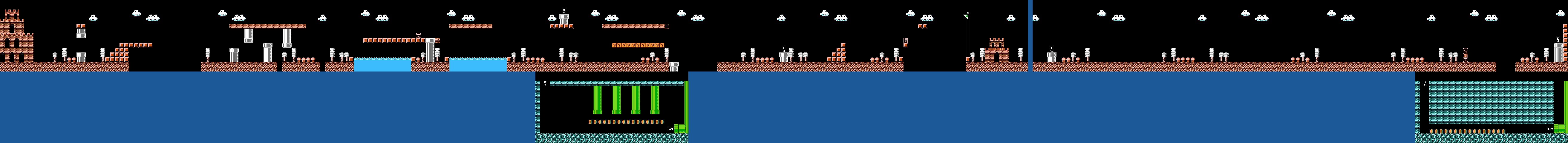 Super Mario Bros. 2 / The Lost Levels (JPN) - World 7-1