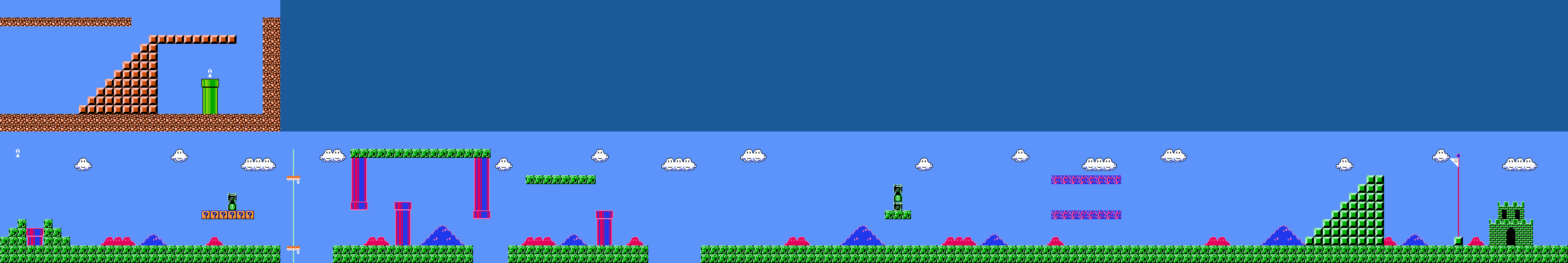 Super Mario Bros. 2 / The Lost Levels (JPN) - World 9-1