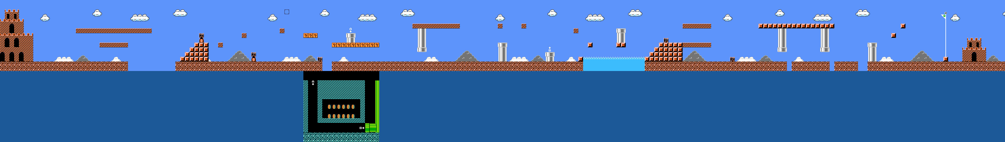 Super Mario Bros. 2 / The Lost Levels (JPN) - World D-1