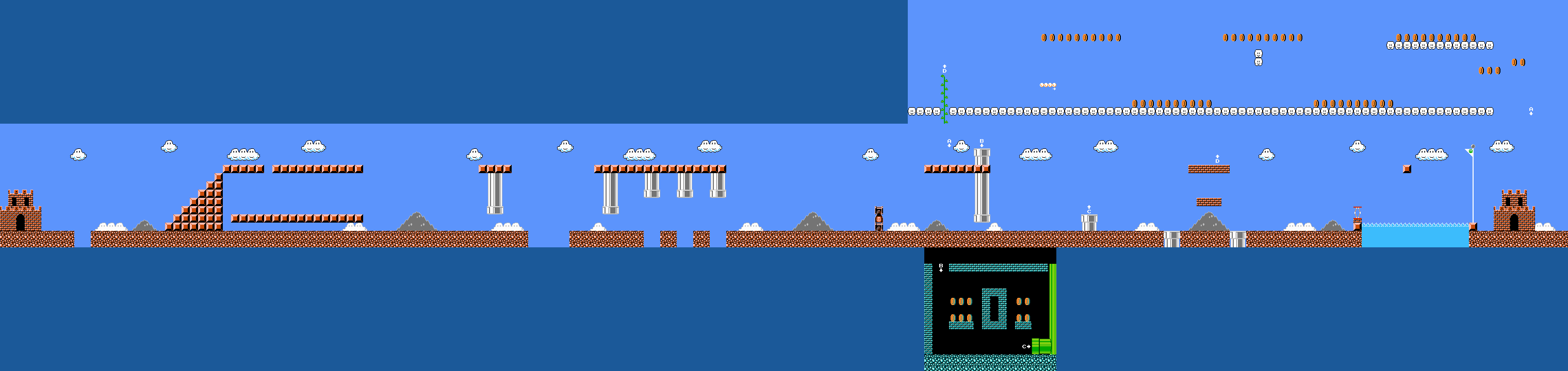 Super Mario Bros. 2 / The Lost Levels (JPN) - World D-2